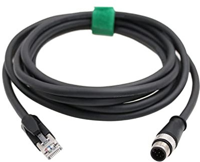 HangTon High Flex M12 Câble de données Ethernet RJ45 8 broches pour capteur d'appareil photo industriel