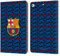 Head Case Designs Offizielle FC Barcelona Barca Wappen Muster Leder-Wallet-Hülle Kompatibel mit Apple iPad 9.7 2017 / iPad 9.7 2018