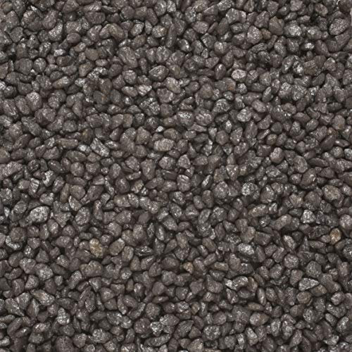 Fuchs seit 1895 Brilliant Granulat Dekogranulat Streudeko 2-3mm 1000g versch. Farben, Farbe:anthrazit