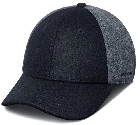 GADIEMKENSD Winter Baseball Caps Wool Dad Hat Warm Trucker Hats Work Cap Workout Thick for Mens Womens Clothing Sport Novelty The Dem En Apparel Fabric Woolen Men Black Gray