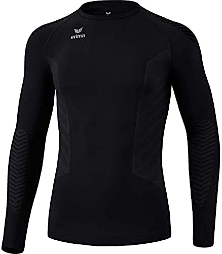 Erima Unisex Erwachsene Athletic Longsleeve 2.0 Funktionsunterwäsche (2252101), schwarz, L