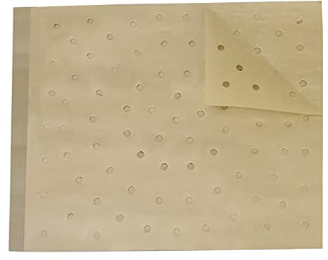 Air Fryer Oven Liners, 11.5 x 10 inches Non-Stick Parchment Paper Liners for Toaster, Ovens, Dehydrators, XL Air Fryer-100 Pcs (Brown)
