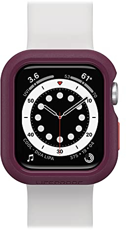 LifeProof Watch Bumper for Apple Watch Series SE 2. gen/SE 1. gen/6/5/4 40mm, stoßfeste, sturzsichere, schlanke Schutzhülle für Apple Watch, schützt den Display und die Kanten, Dunkelviolett