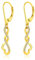 Gold Ohrringe Hängend Herz Ohrringe Gold Silber Ohrringe Damen 925 Ohrringe Silber 925 Hängend Sterlinsilber Ohrringe Vergoldet Ohrringe Hängend Unendlichkeit Infinity Ohrringe Gold