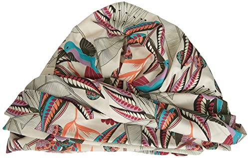 Boho Spirit Damen - Printed Sapphire Boho Turban amazingly soft bamboo quality, Tropical jungle, Einheitsgröße EU