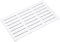 Vencier Bamboo Duckboard Bath Mat | Anti Slip Mat - New Slatted Design | Spa, Bath, Shower Bathroom Decor | (White)