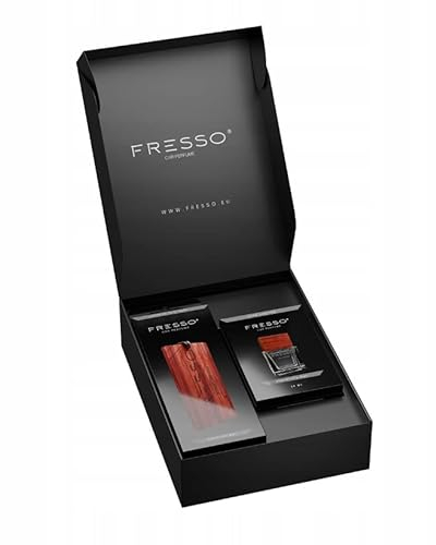 Fresso luxuriöser Autoduft | Geschenkbox | Set Parfum 50ml + Anhänger | Geschenkidee… (Signature Man, Geschenkbox)