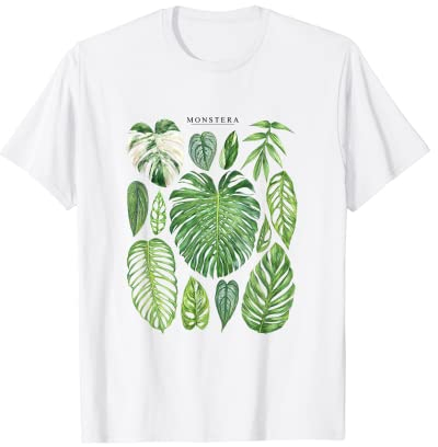 Monstera Foliage Philodendron Lover Plant Addict T-Shirt