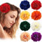 VEGCOO 8Pcs Clips de Pelo de Flor, Flor Flamenca Pelo para Mujer, Horquillas de Peonía y Rosa Adorno Pelo para Boda Fiesta (A)