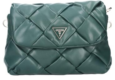 GUESS Zaina Flap Shoulder Bag Forest