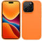 kwmobile Carcasa para iPhone 15 Pro Funda - Case TPU y Silicona para Smartphone con Interior de Microfibra - Suave Protector antigolpes para móvil - Naranja afrutado