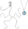 GOMAKERER 1 Pz Garra Colgante, Colgante de Garra de Plata de Ley, Colgantes de Filigrana Hueca, Ajustes de Cabujón En Blanco para Piedras Irregulares, Hallazgo de Joyería DIY