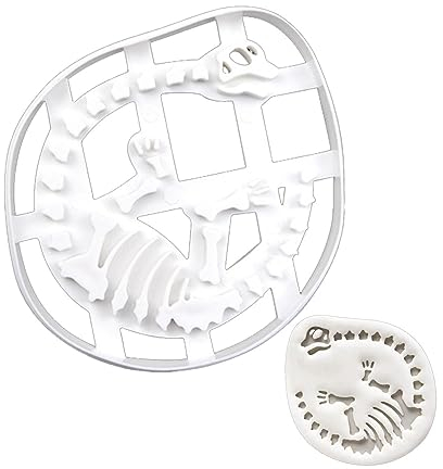 Kasmole Dinosaurier Plätzchenformen - Ausstechformen Brot - Dinosaurier Plätzchen Ausstecher - Keksstempel - Kekspresse - Stempelformen -Keksprägung Zum Backen Fondant Zubehör, Giraffe