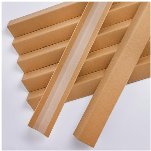 Kantenschutz 100er Pack Verpackungskarton Kantenschoner Für Den Versand, Karton Eckumreifungsschutz, Umgestaltung Eckschützer, L-förmig Anti-Kollisions-Streifen ( Color : T-5mm W-5cm/2 , Size : L-0.2