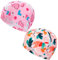 JRYXDS Gorro Natacion niña Gorro Piscina niño Paquete de 2 Gorros de natación elásticos Natación Accesorios Gorro Piscina Niño Gorro Natacion niña Gorro Piscina Bebe Fácil de Poner Tela Elástica