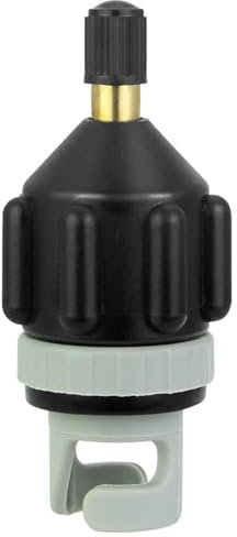 FIBOUND Boat Air Valve Connector, SUP Pump Adapter, Air Pump Converter, for Inflatable Bed, Boat, Dinghy (Black)