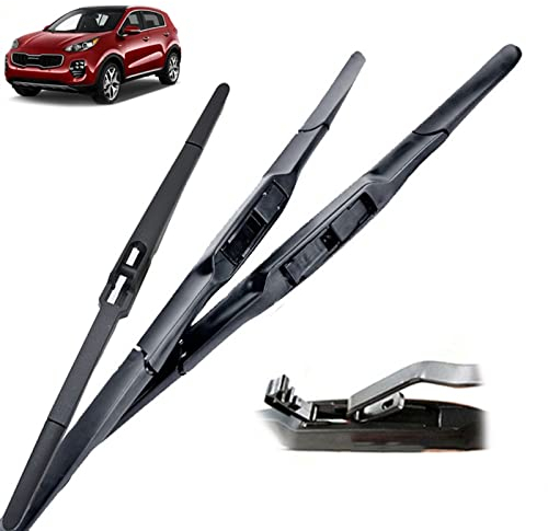 Scheibenwischerblätter für die Windschutzscheibe, für Kia, für Sportage QL, Scheibenwischer-Set vorne und hinten 2016 2017 2018 2019