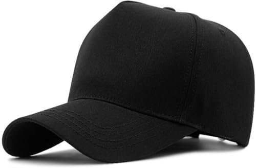 YAMEE Baseball Cap Herren Großer Kopf High Crown,Baseballkappe XXL Damen Baumwolle Wide Brim,Schirmmützen Herren Atmungsaktiven,Trucker Hats Verstellbare