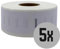 DULA Etiketten - Kompatibel mit Dymo Compatible labels - Verwijderbaar - Weiß - 11352- S0722520 - Etiketten voor retouradres - 5 rollen - 25 x 54 mm - 500 labels per rol