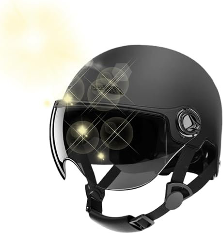Adults Helmet With Goggle Helmet, Highly Protective Cycling Half Helmet, Cycling Scooter Helmets With Removable Sun Visor, Lightweight Cycle Helmet, Climbing Skating Protective Gear