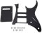 Sunicon E -Gitarren -Pickguard, Aluminiumlegierung Humbucker Gitarre Pickguard Kratzplatte