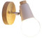 Homoyoyo Minimalistische Wandleuchte Solidem Holz Moderne Wandlampe Für Loft Und Restaurant Dekorative Beleuchtung Weiß-Glühbirnen nicht enthalten