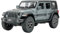 1 32 Per Jeep Wrangler Rubicon Fuoristrada Modello In Lega Auto Giocattolo Pressofuso Veicolo In Metallo Suono E Luce Auto Giocattoli Giocattoli Metal Vehicles non RC(Gray)