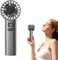 Zenova Handheld Fan Rechargeable,100-Speed Adjustable Hand Held Fan,Portable Mini USB Fan with Type-C Charging, Quiet Night Mode,Long-Lasting Battery - for Home, Office, Travel, Camping (Black)