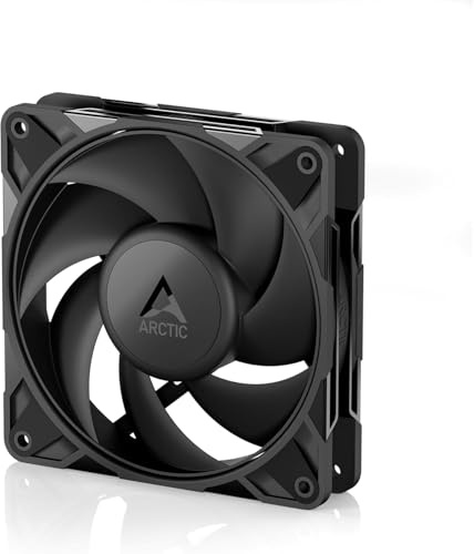 ARCTIC P12 Pro PST LN - Low-Noise Premium Fan, 120 mm PWM Fan with Y-Cable Splitter, 450-2000 rpm, 0 rpm <5% PWM, Fluid Dynamic Bearing, 4-Pin - Black