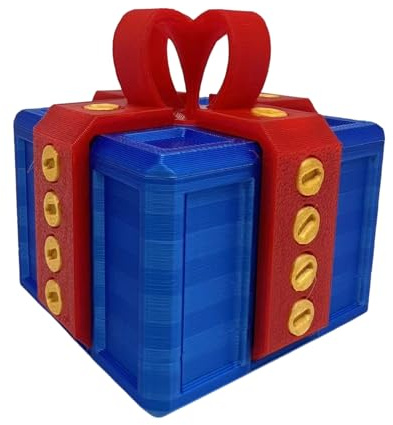 Nervige Geschenkbox Mit Drehverschluss, Lustige 3D Gedruckte Speicher Streichbox, Geschenkbox Mit Twist, Geld Rätselbox Mit Schrauben, Das Nervige Geschenk, Für Geburtstag, Weihnachten(A)