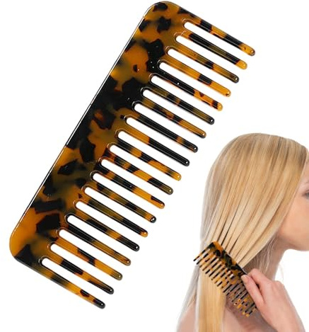 Hair Detangling Comb Handmade Saw-Cut Polished No Handle Untangler