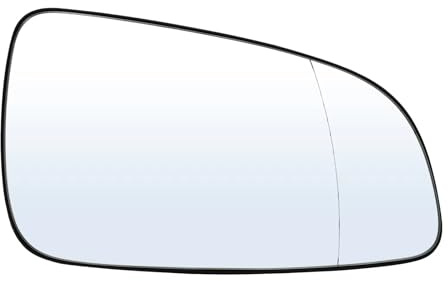 Para Opel Para Astra H 2004-2009 Puerta Izquierda Derecha Espejo Lateral Cristal Calentado Convexo Retrovisor Con Placa Eléctrica Cristal Recambio Retrovisores(Right)