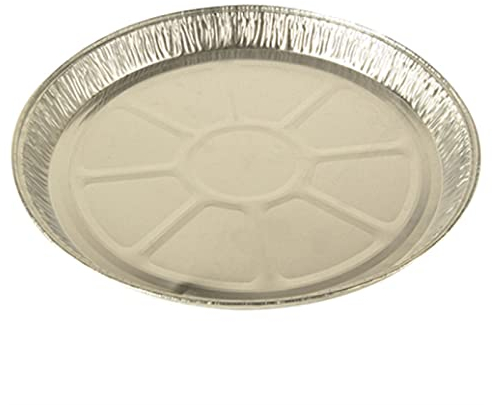 Papstar 14861 25 Rundformen, Alu rund, Durchmesser 27 cm, 2,2 cm, Silber