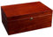 ADORINI Humidor Santiago - Deluxe | Aufbewahren von Zigarren mit Befeuchter und Hygrometer - bis zu 150 Zigarren - Braun