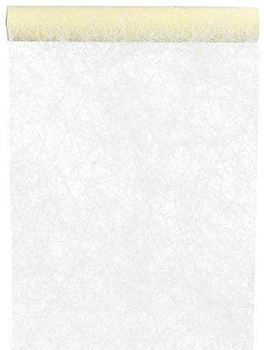 Santex SN3586/25 Tischläufer, elfenbeinfarben, 30cm x 5m