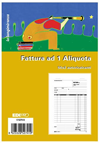 Edipro Bloc facture 23 x 15 cm e5274 a