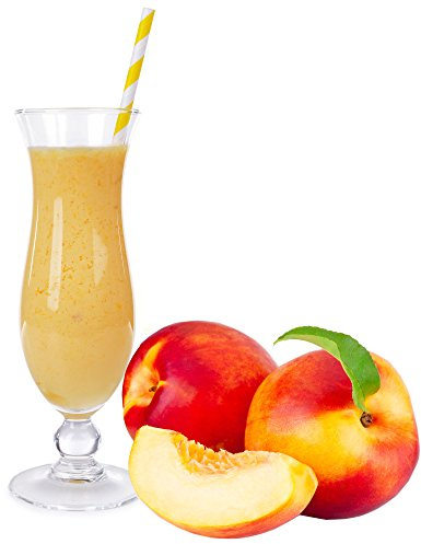 Nektarine Geschmack Proteinpulver Vegan mit 90% reinem Protein Eiweiß L-Carnitin angereichert für Proteinshakes Eiweißshakes Aspartamfrei (10 kg)