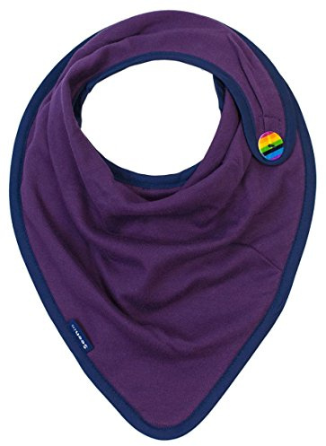 Children & Adult Bandana Bib – Plum Purple, Large Size Dribble Protector for Special Needs