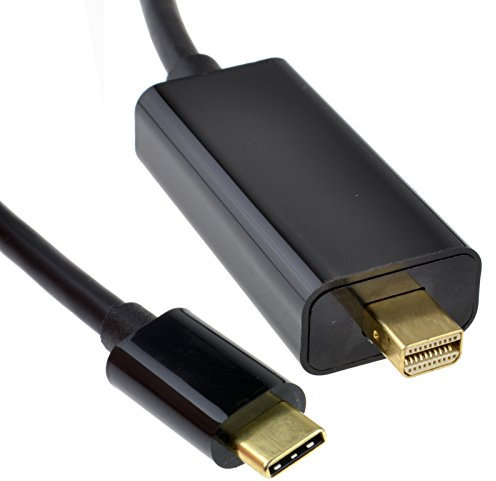 USB 3.1 Type C vers Mini DisplayPort 4K 60Hz Adaptateur câble Noir 5 m [5 mètre/5m]