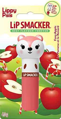 Lip Smacker - Lippy Pals Collection - Fuchs Lippenbalsam für Kinder - Apfel-Geschmack - süßes Geschenk für deine Freunde - Single Lipbalm