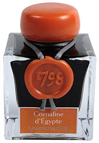 Jacques Herbin 15556JT Jaques 1798 Anniversary Ink, Cornaline D'Egypt, 50 ml