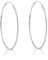 DTPsilver® 925 Sterling Silber Creolen Ohrringe - Klein/Mittelgroße/Groß - Dicke 1.2 mm - Durchmesser: 70 mm