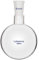 Labasics Glass 500ml Single Neck One Neck Round Bottom Flask RBF, with 24/40 Standard Taper Outer Joint, 500ml