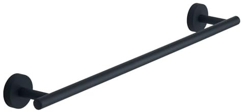 Gedy Eros Barra portasciugamani, Metallo Cromall, Nero, Mediano