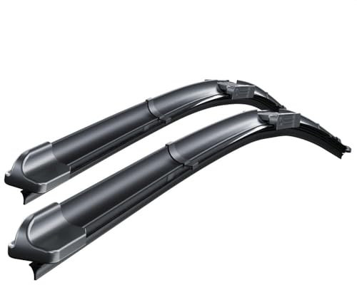 Mossa Vordere Scheibenwischer kompatibel mit Honda Accord VIII (07.2008-12.2015) - flache Premium Wischerblätter