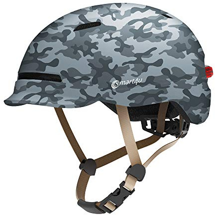 Quick Media SH50U Rollerhelm, Erwachsene, Unisex, Camouflage-Grün, Größe L