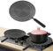 AHOUGER Diffuseur De Chaleur Pour CuisinièRe à Gaz, Plaque De DéCongéLation Multifonctionnelle Pour DéCongéLation Des Aliments CongeléS, Plaque Conductrice De Chaleur à éConomie D'éNergie,24cm