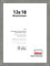 DEHA Design Bilderrahmen, 13 x 18 cm, Aluminium, Grau matt, Fotorahmen zum Auftstellen im Hoch- & Querformat, bruchsicheres Kunstglas, Tribeca