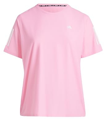 adidas Women's Own The Run Base Tee, Bliss Pink, XS