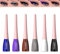 EONFAVE 6 Farben Liquid Eyeliner Set, Matte Flüssigkeiten Eyeliner, Halloween Bunter Regenbogen Neon Eyeliner, Make-up Eyeliner für Glatt Kein Verschmieren, Wasserdicht Langlebig, Schnell Trocknend